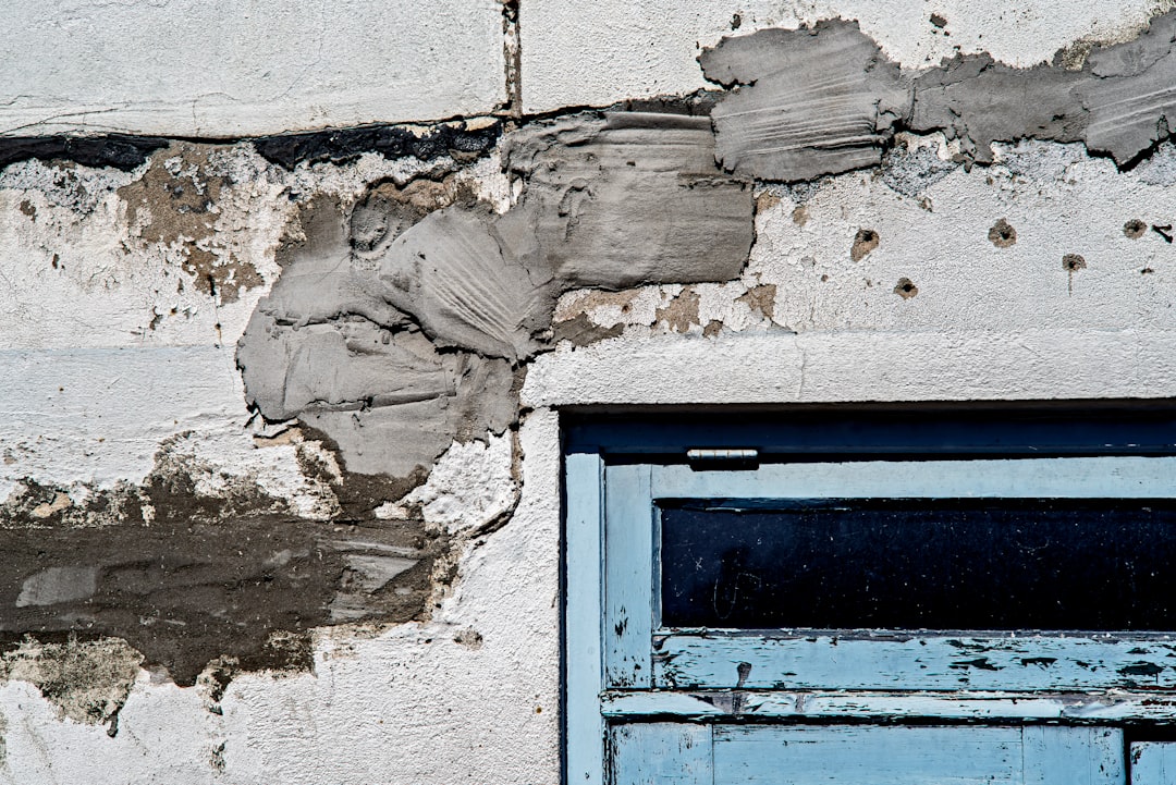 a window in a building